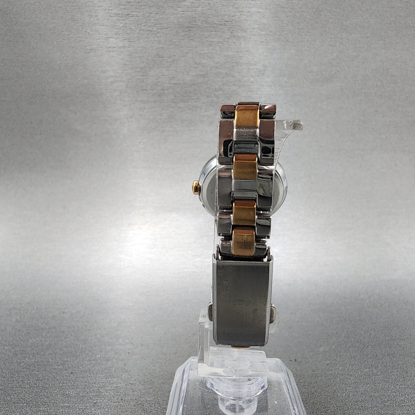 Casio Sheen SHW5000 Watch Women 26mm White Dial Two Tone Date Round Works7