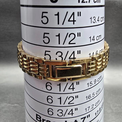 Seiko Watch Women 14mm Black Dial Gold Tone Oval 1F20-5B99 New Battery Vintage P9