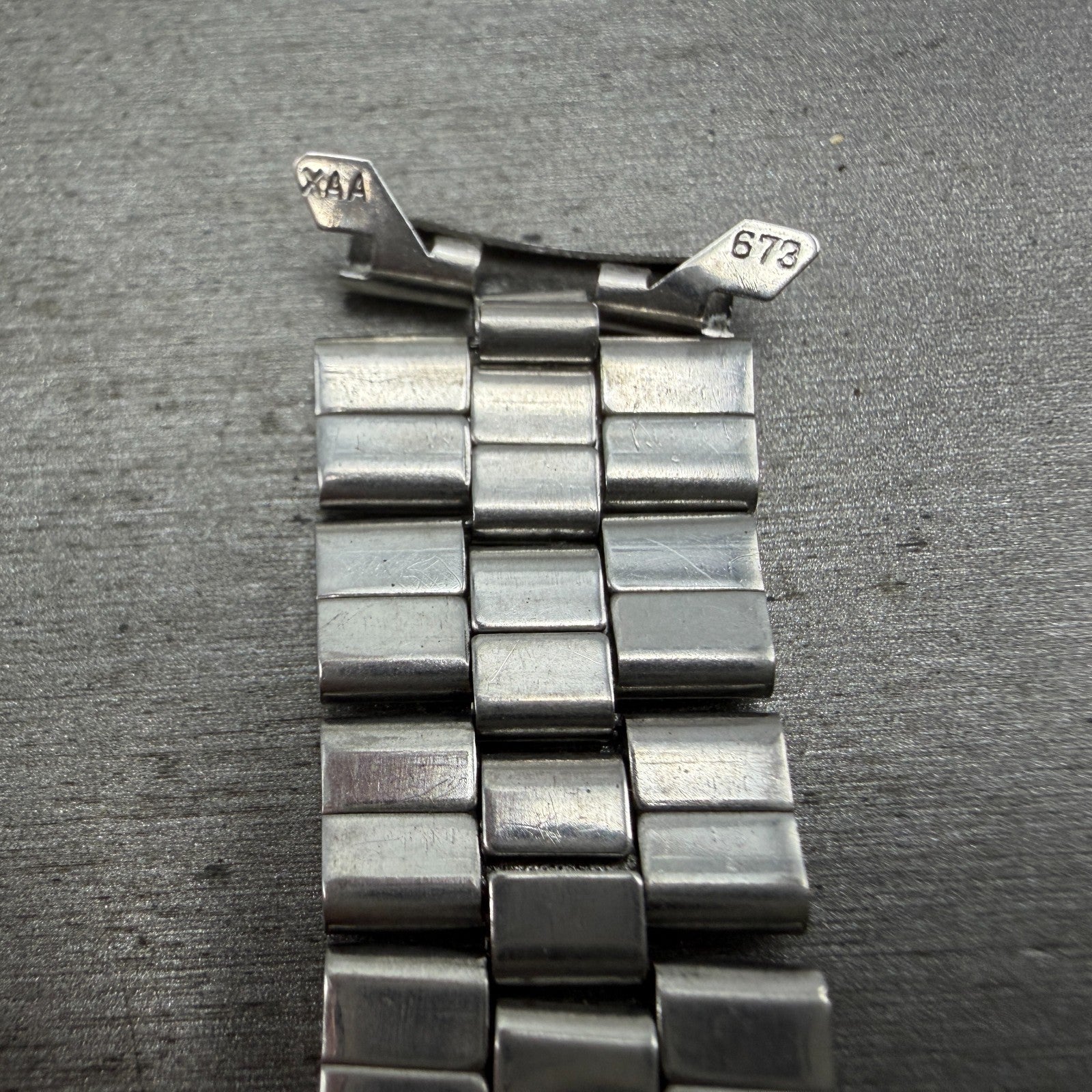 Seiko 5 Actus Bracelet 20mm Stainless Steel Silver Tone Vintage XAA673 Japan6