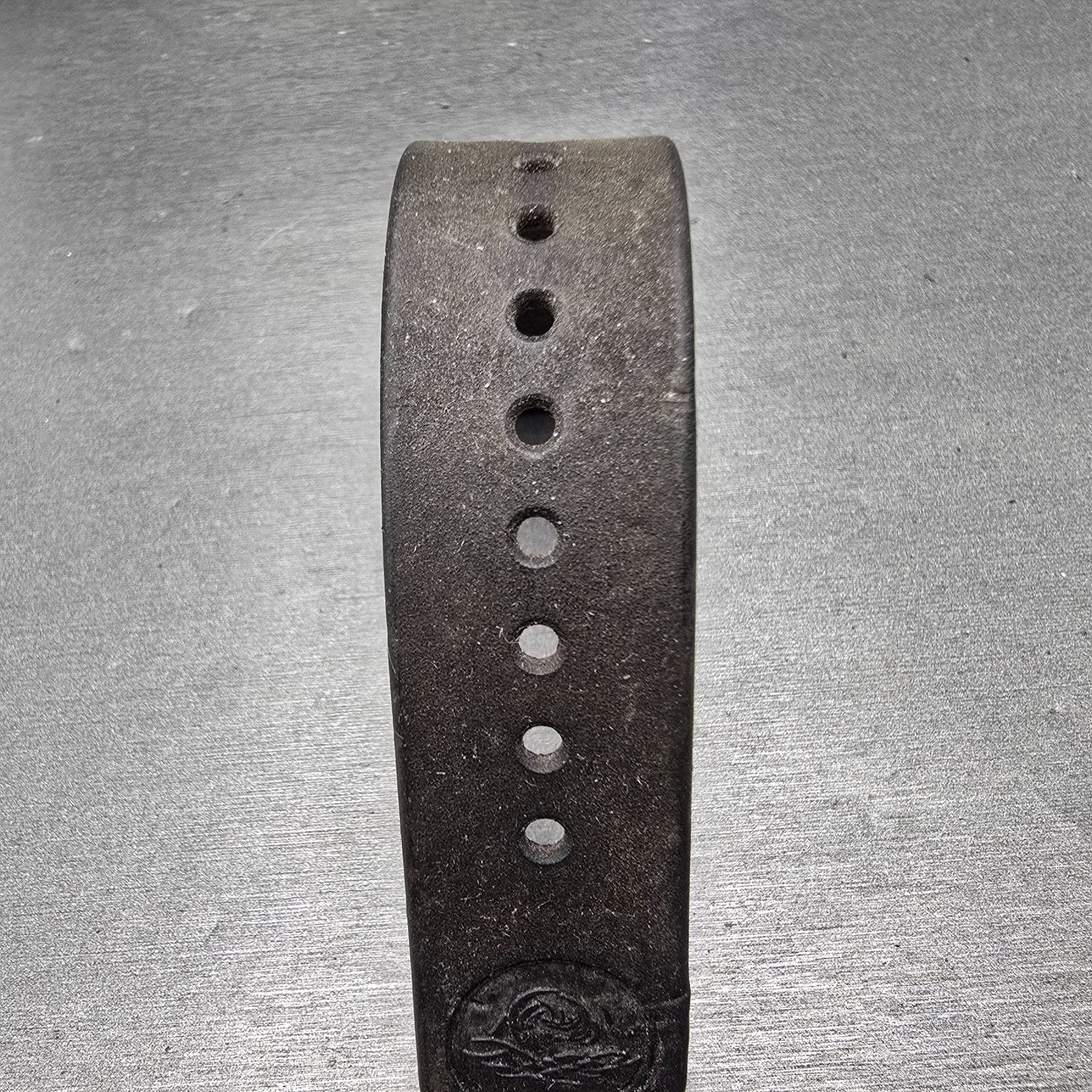 Seiko 22mm Dive Watch Band Black Two Piece Japan Made Vintage10