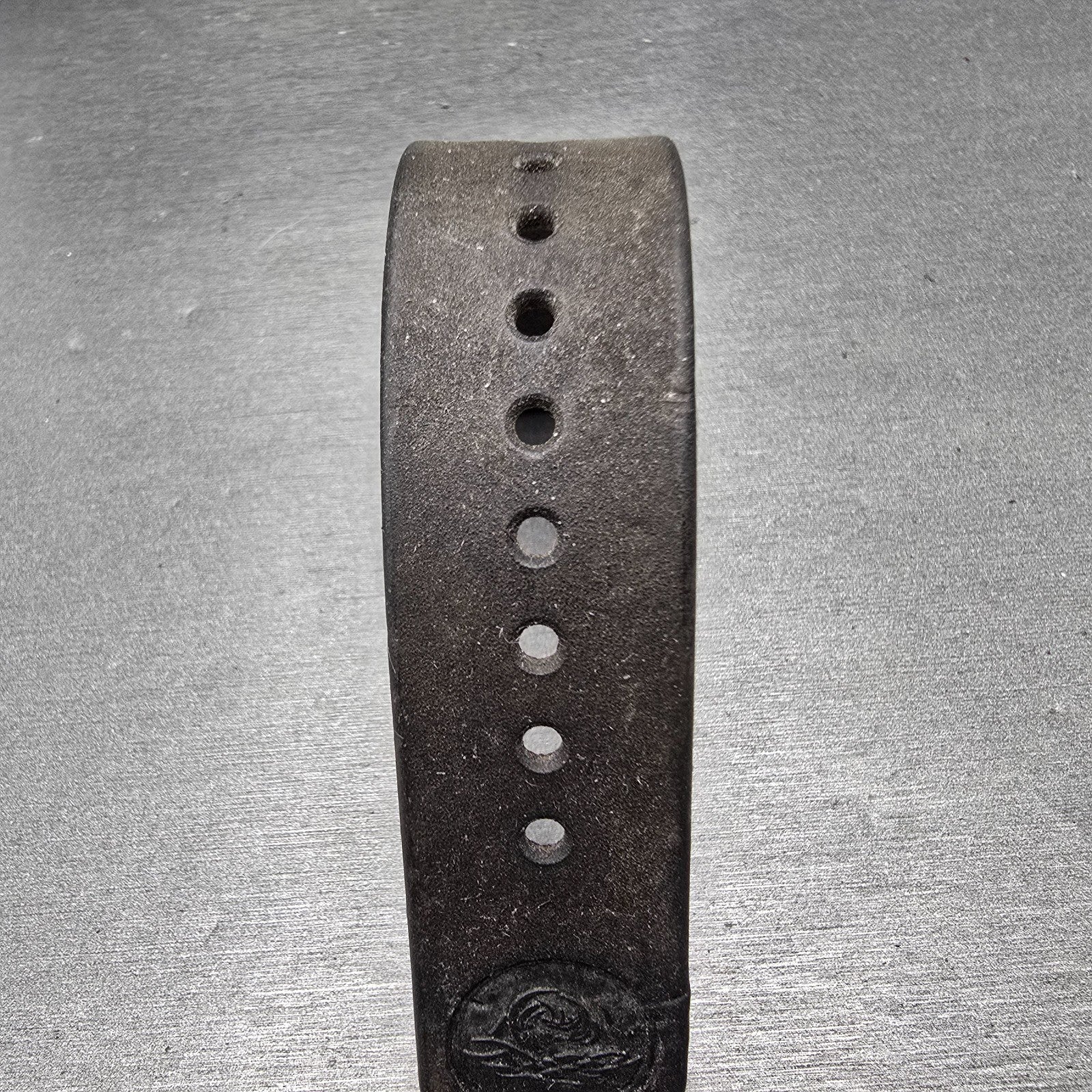 Seiko 22mm Dive Watch Band Black Two Piece Japan Made Vintage10