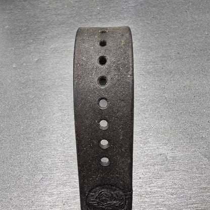 Seiko 22mm Dive Watch Band Black Two Piece Japan Made Vintage10