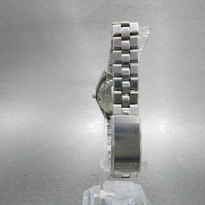 Seiko Automatic Watch Women 25mm Green Dial Silver Tone Daydate 22060410 Runs7