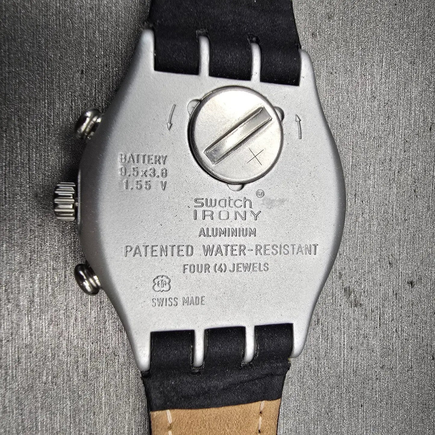 Swatch Irony Chrono Adrenaline Watch Men 40mm White Dial Date YCS4001 New Batt10