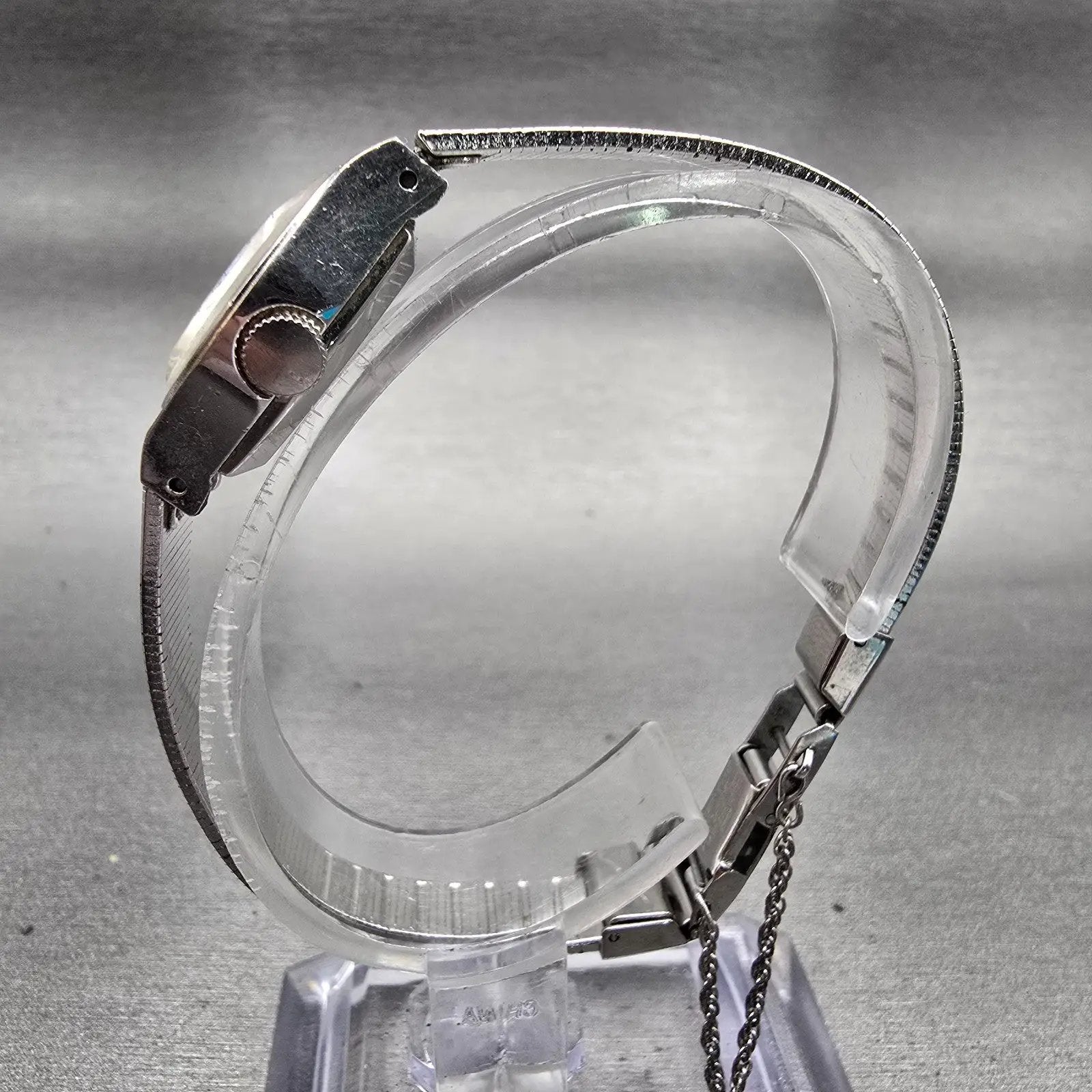 Citizen Watch Women 20mm Silver Dial Silver Tone Oval 4-675452 Manual Wind VTG6