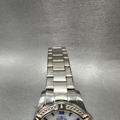 Invicta Angel Watch Women 35mm MOP Dial Silver Tone Round 23655 New Battery4
