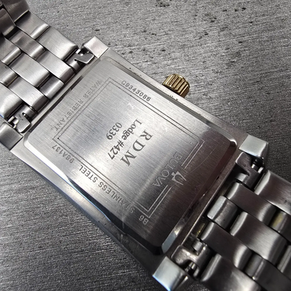 Bulova Tank Watch Men 35mm Silver Dial Steel Rectangle Masonic 98A137 New Batt10