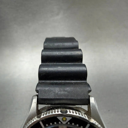 Citizen CQ Dive Watch Men 38mm Black Dial Steel Daydate 3802-450868 New Battey4