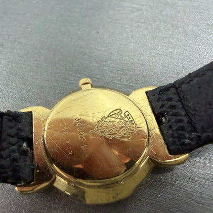 Gucci 3400L Watch Women 22mm White Dial Gold Plated Round New Battery VTG9