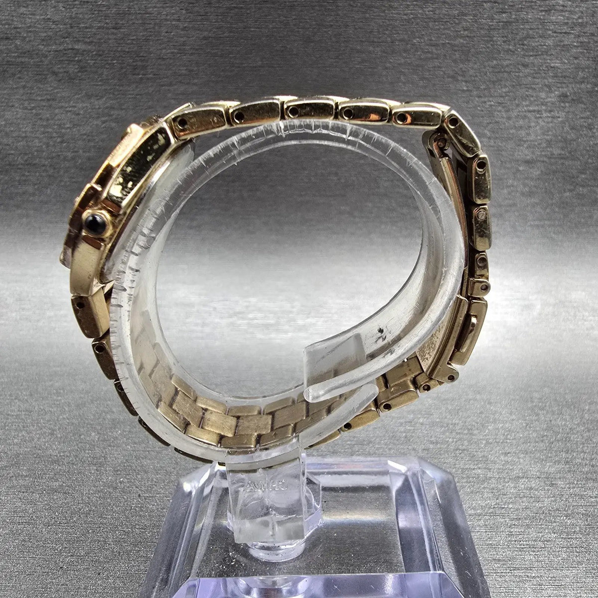 Seiko Coutura Watch Women 23mm Brown Dial Gold Tone Diamonds 1N01-0LE0 New Batt6
