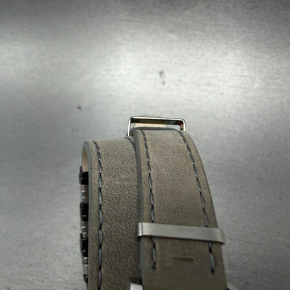 Nixon Kenzi Watch Women 26mm Silver Dial Silver Tone Round Wrap Around New Batt4