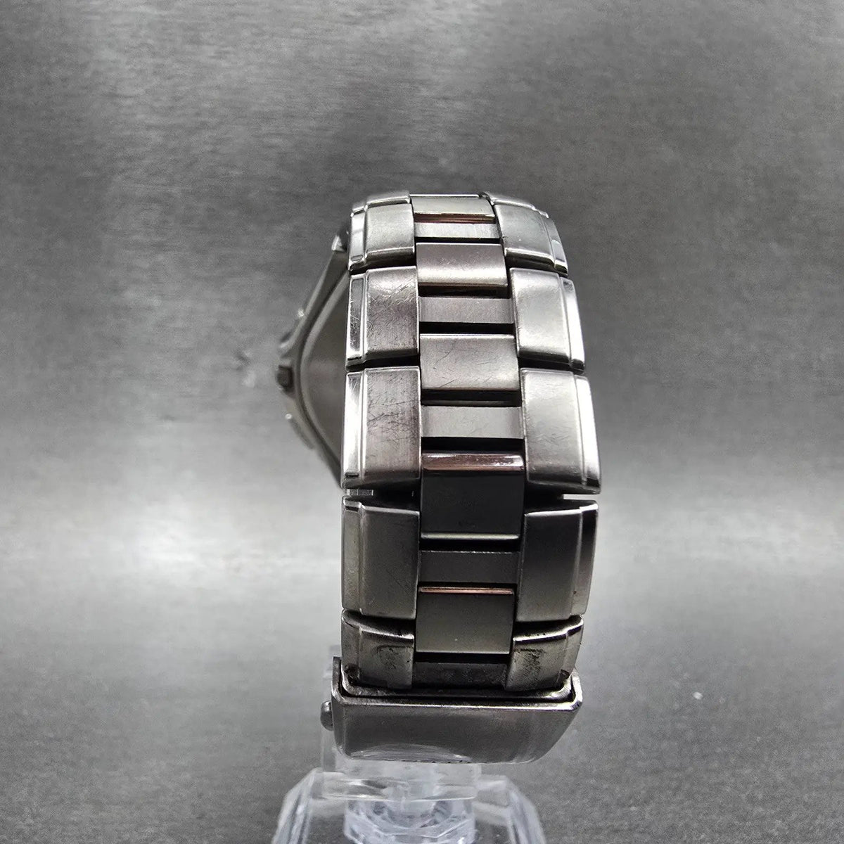 Citizen Eco-Drive Attesa Watch Men 37mm Black Dial Titanium H100-T010431 PARTS!!8