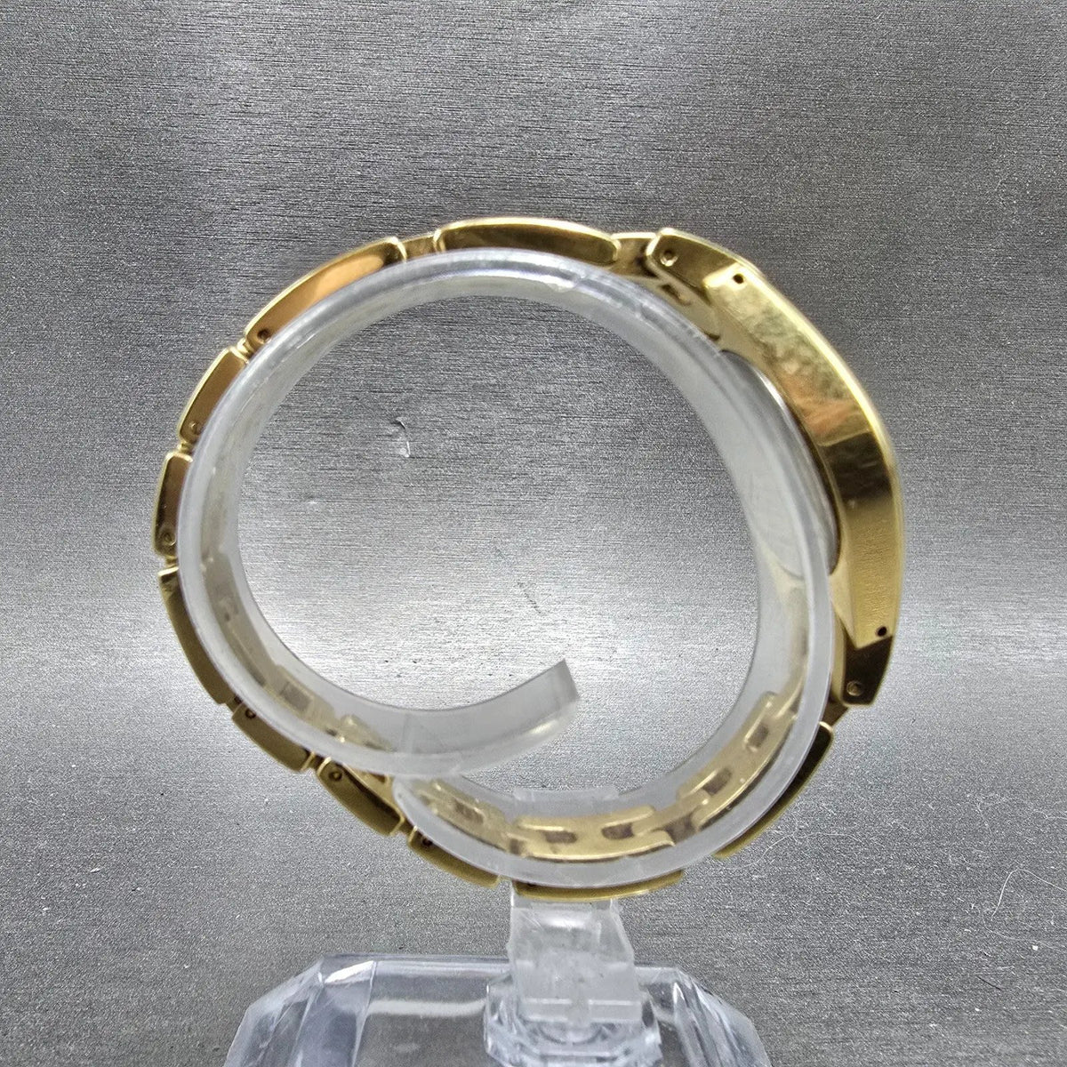 Tissot T-Trend Watch Women 23mm MOP Dial Gold Tone Round New Battery G349 VTG8