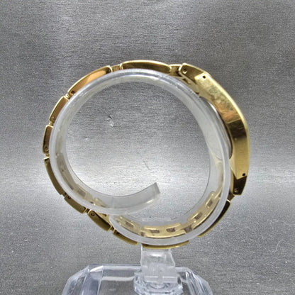 Tissot T-Trend Watch Women 23mm MOP Dial Gold Tone Round New Battery G349 VTG8