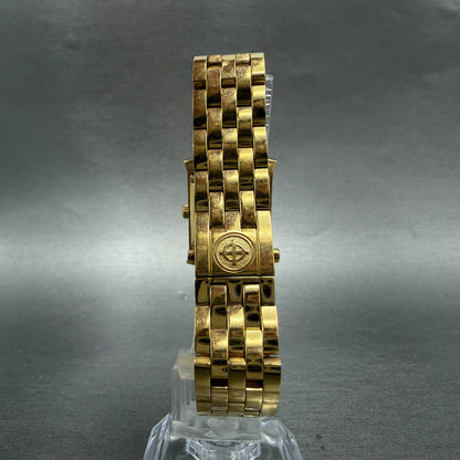 Zodiac Tank Watch Women 21mm White Dial Gold Tone Rectangle Z03201 New Battery7