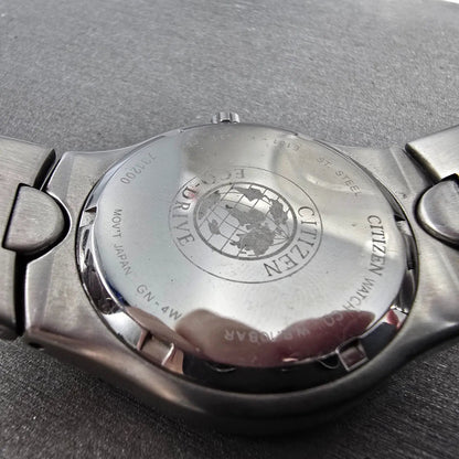 Citizen Eco-Drive Watch Men 36mm Silver Dial Steel Daydate Round E101-K17535 JP9