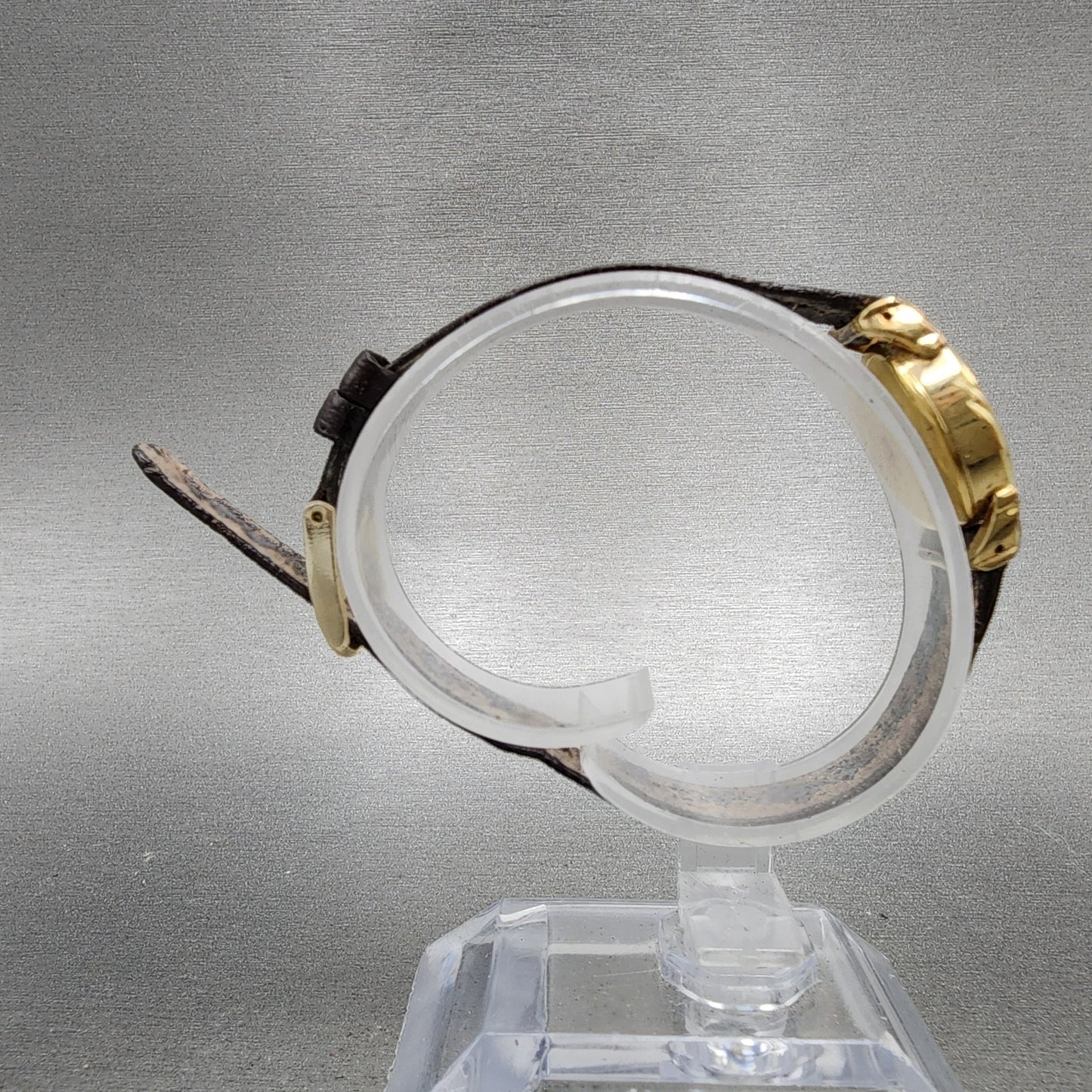 Orient Watch Women 18mm Gold Dial Gold Plated Oval  New Battery Vintage8