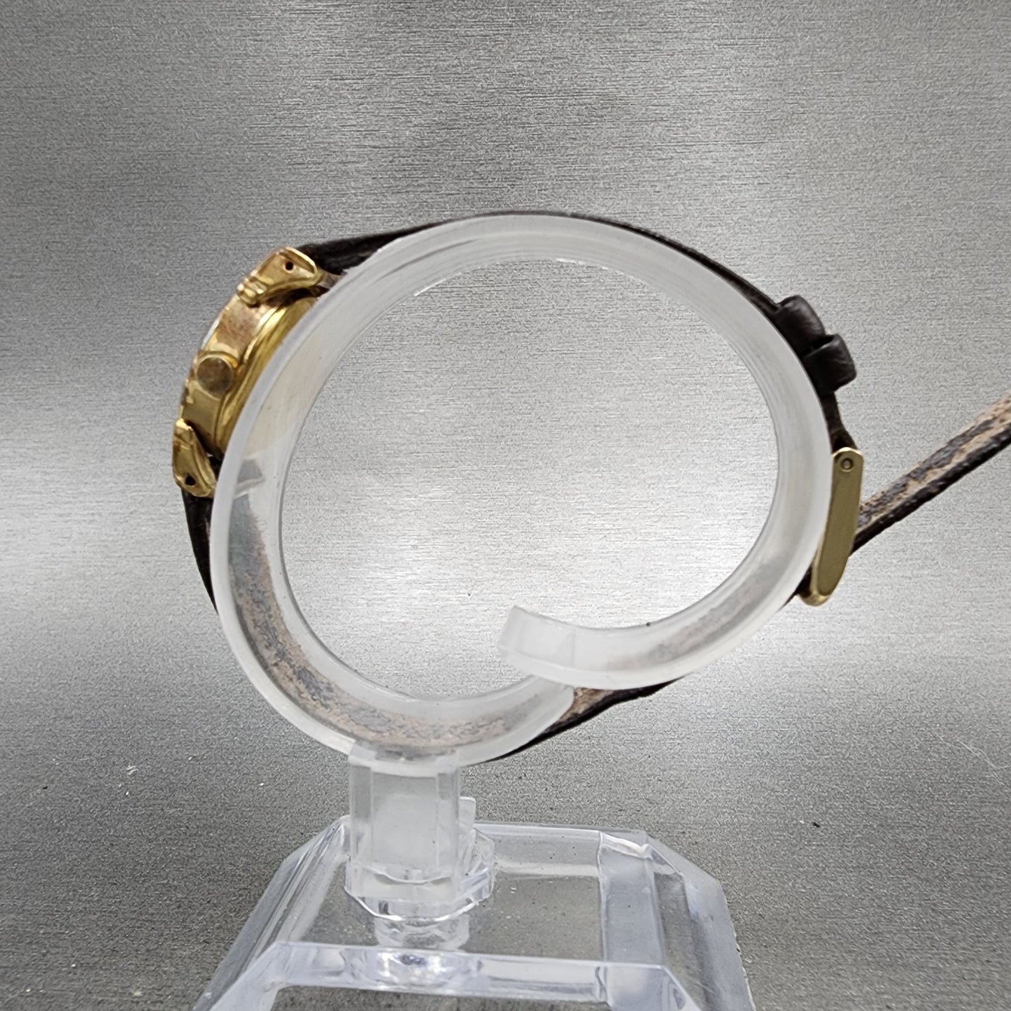 Orient Watch Women 18mm Gold Dial Gold Plated Oval  New Battery Vintage6