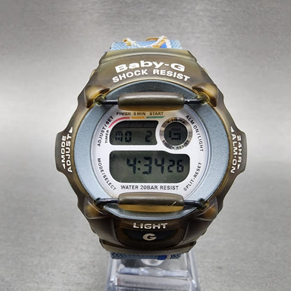 Casio BabyG BGX111 Watch Women 43mm Digital Clear Case Round New Battery0