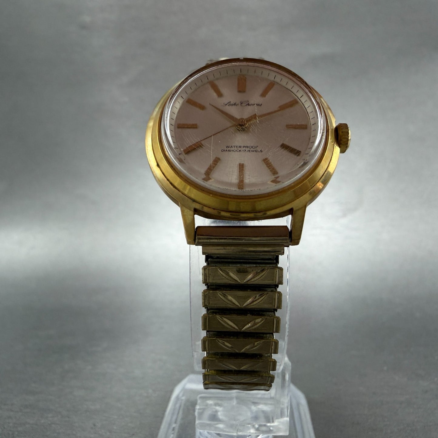 Seiko Chorus Watch Women 29mm Silver Dial Gold Tone Manual 2104-0080 Runs VTG5