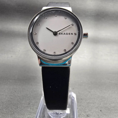 Skagen Freja Watch Women 26mm White Dial Silver Tone Round SKW2668 New Battery5