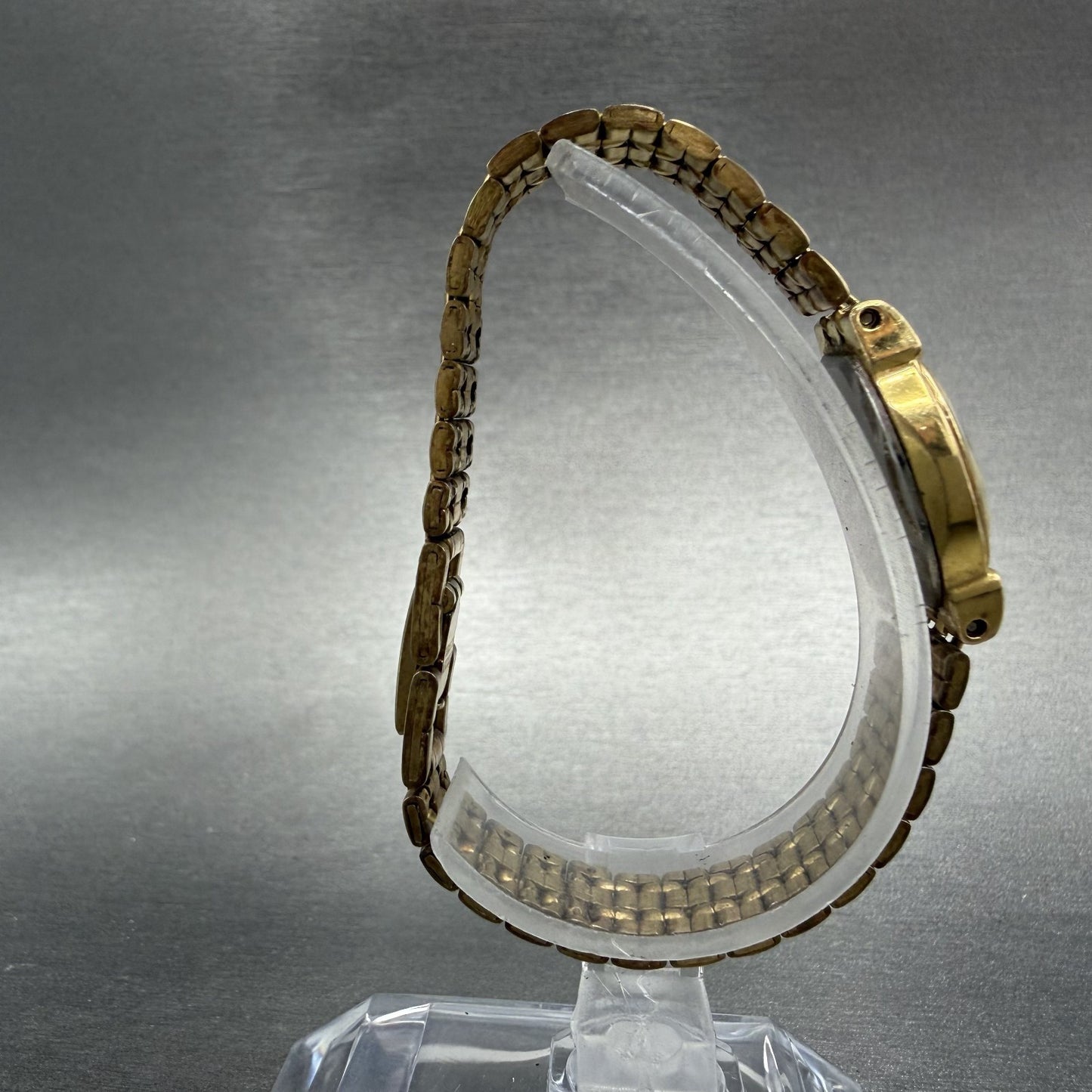 Citizen CQ Watch Women 20mm Champagne Dial Gold Tone Round 3220-K02791 New Batt9