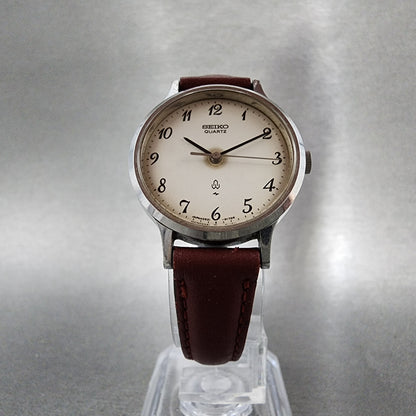 Seiko Watch Women 26mm Silver Dial Silver Tone Round 26210020 New Battery5