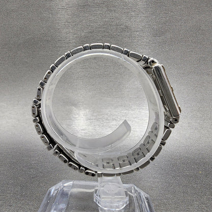 Raymond Weil Parsifal Tank Watch Women 19mm MOP Dial Steel Diamonds New Battery8