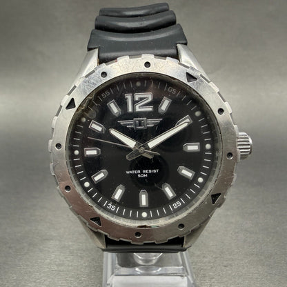 Invicta Watch Men 45mm Black Dial Silver Tone Round IBI20027-001 New Battery0