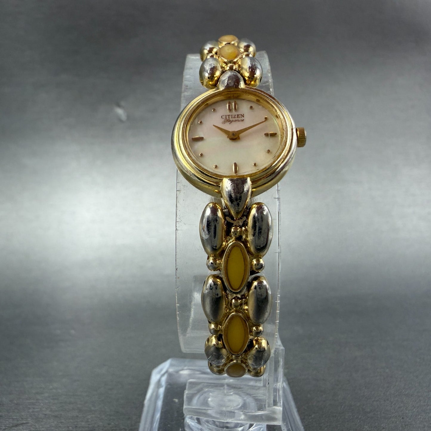 Citizen Elegance Watch Women 18mm MOP Dial Two Tone 5421-F45197 New Battery5
