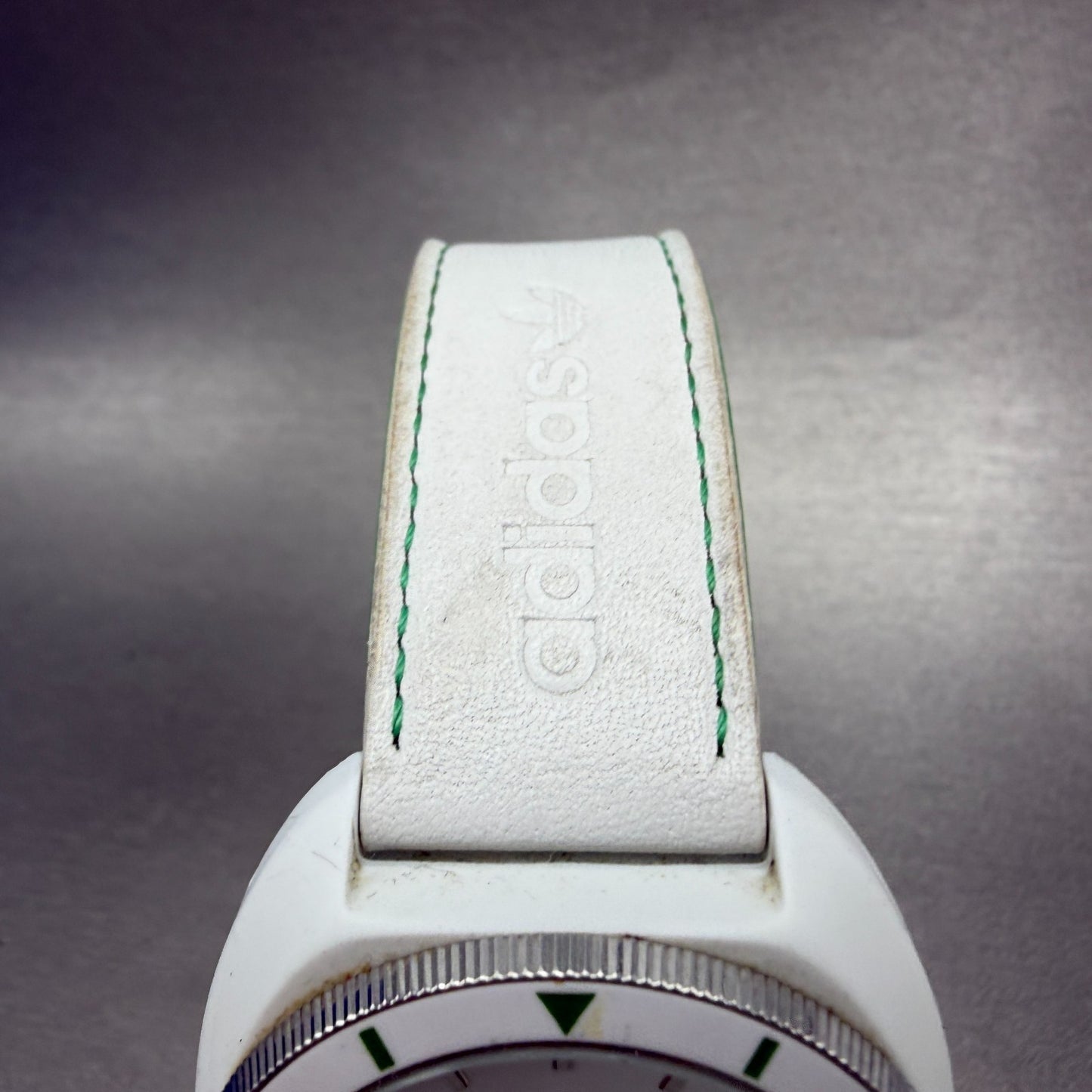 Adidas Stan Smith watch Men 45mm White Dial White Tone Round ADH2931 New battery4