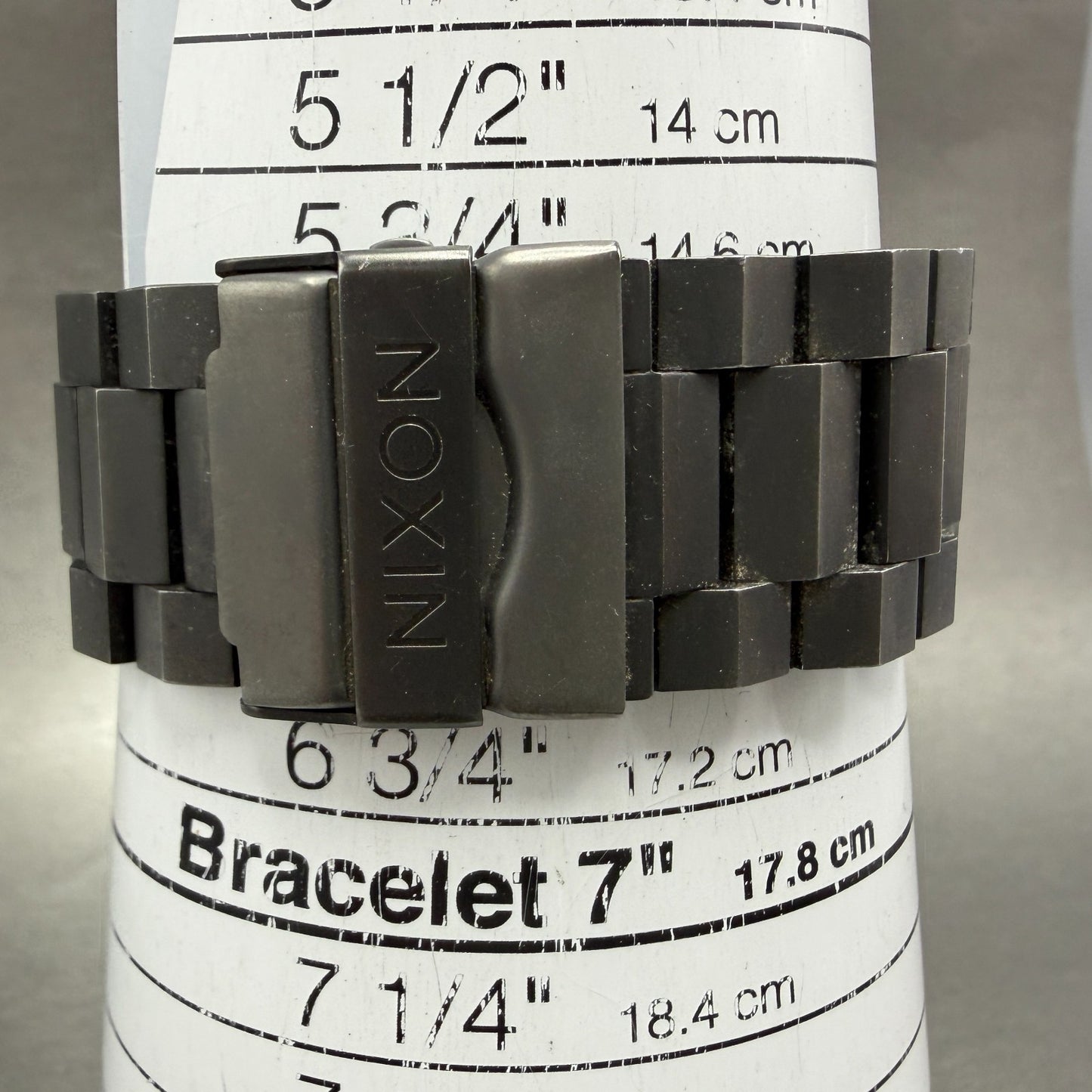 Nixon The Corporal Watch Men 48mm Black Dial Black Tone Round Bracelet new BattA10
