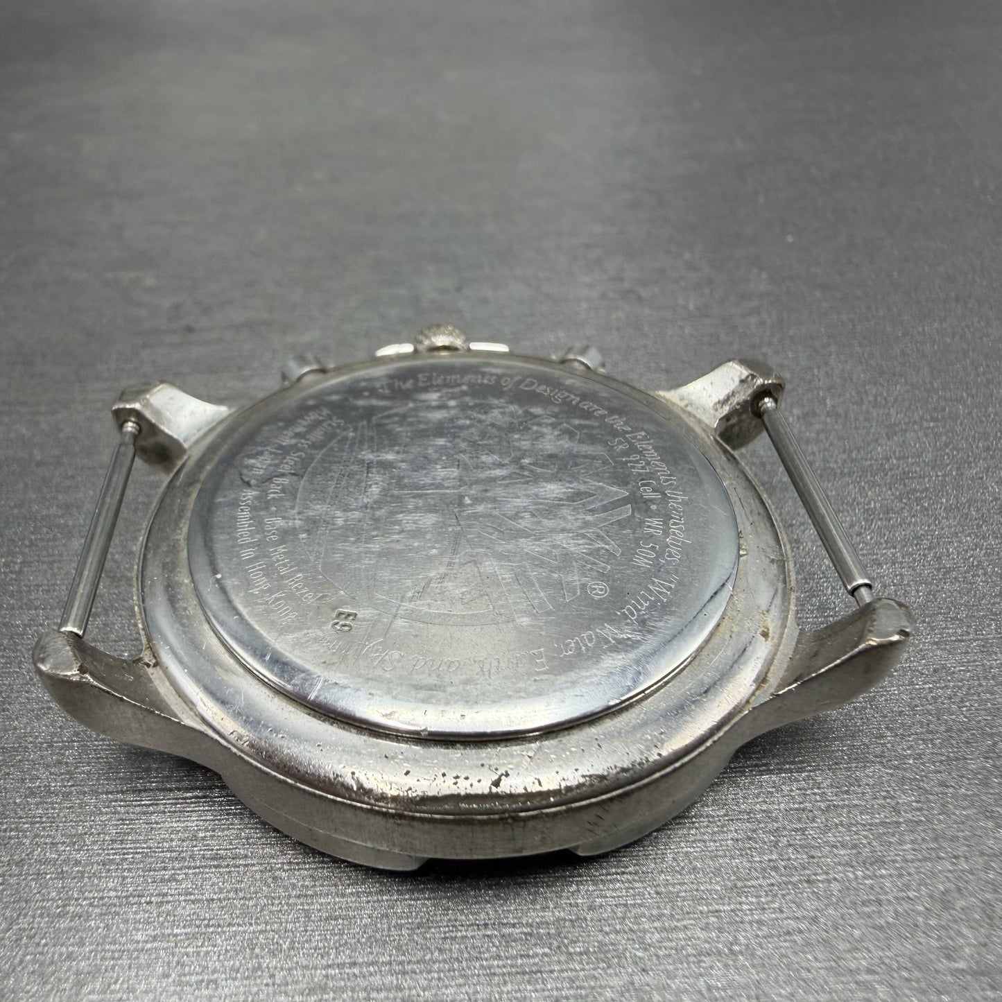 Timberland Chronograph Watch Men 41mm Gray Dial Silver Tone Round New Battery10