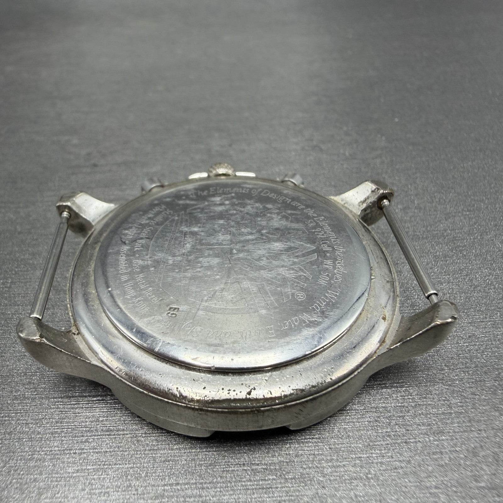 Timberland Chronograph Watch Men 41mm Gray Dial Silver Tone Round New Battery10