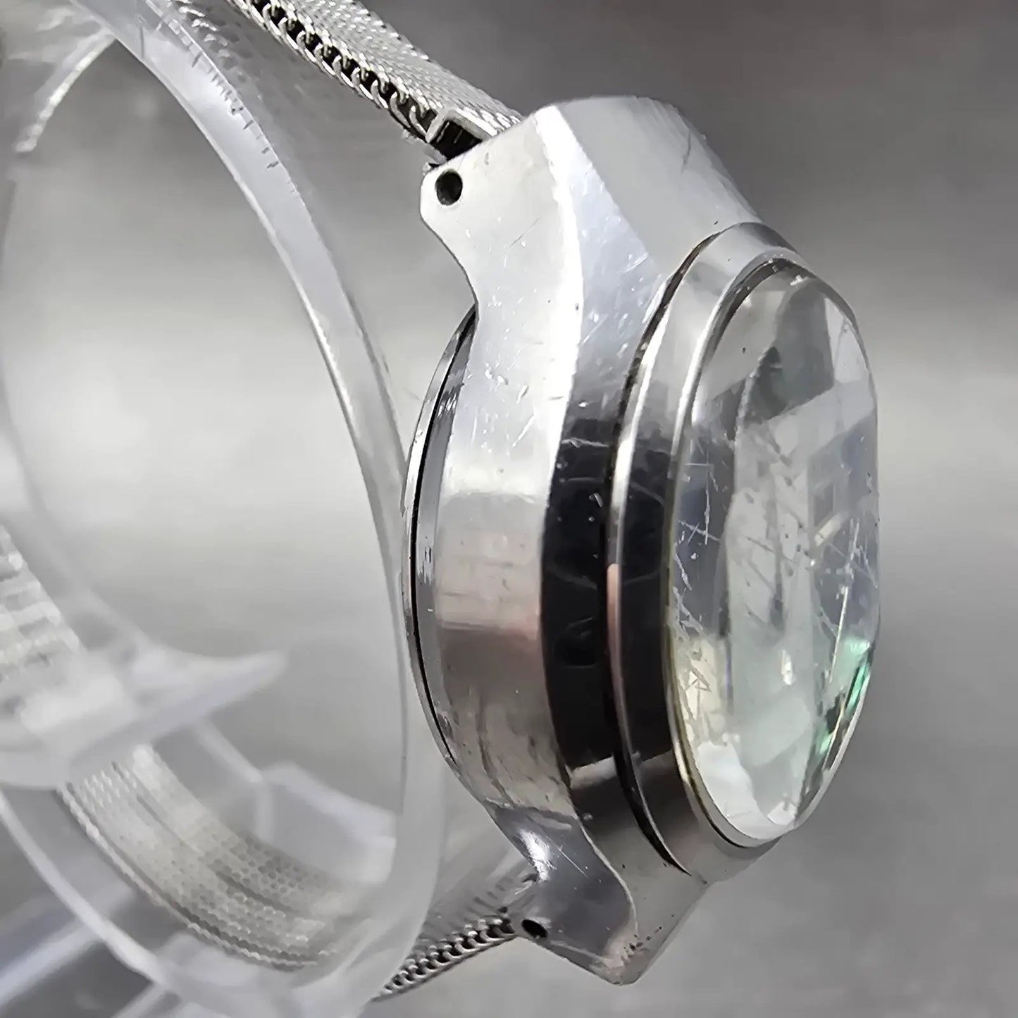 Seiko Automatic Watch Women 24mm Green Dial Silver Tone Daydate 2706-0160 PARTS4