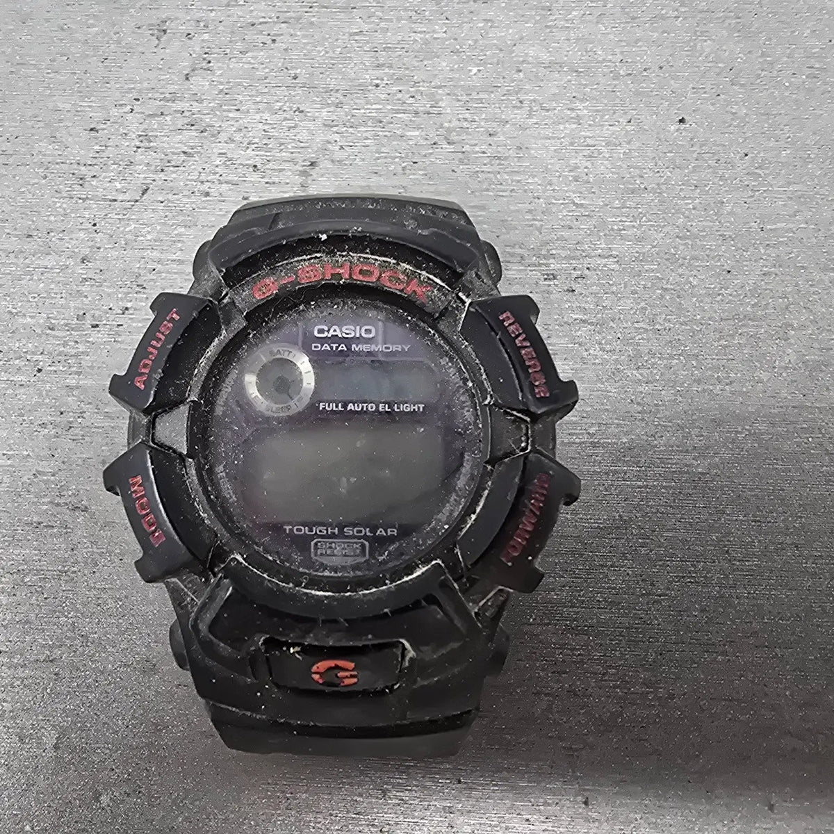 Casio G-Shock G-2300B Watch Men 47mm Black Red Alarm Chrono Solar PARTS0