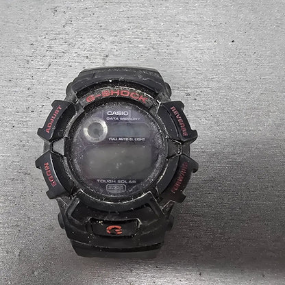 Casio G-Shock G-2300B Watch Men 47mm Black Red Alarm Chrono Solar PARTS0