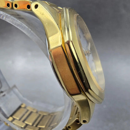 Citizen Eco-Drive Corso Watch Women 30mm Silver Dial Gold Date EW2582-59A Runs3