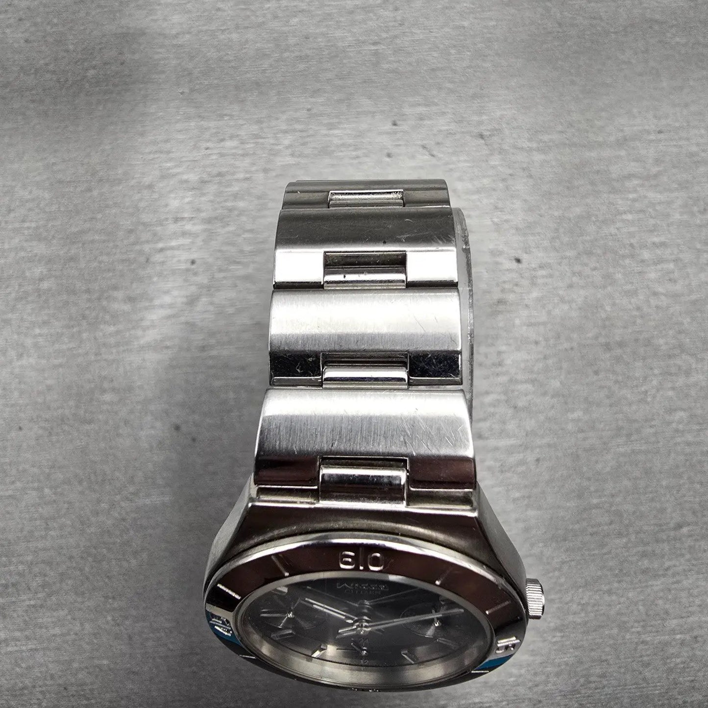 Citizen Wicca Watch Women 30mm Silver Dial Silver Daydate 6329-L20107 New Batt4