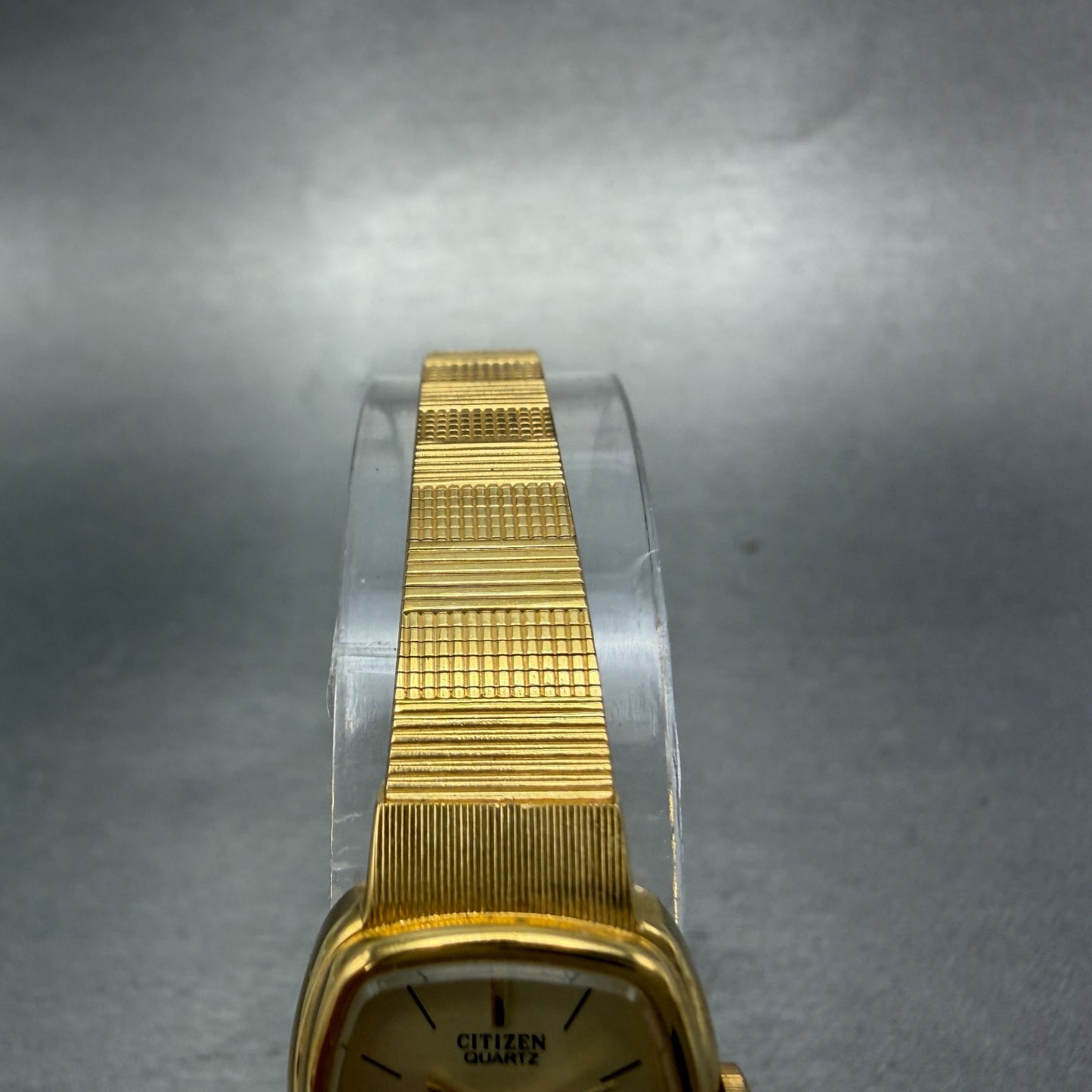 Citizen CQ Watch Women 17mm Champagne Dial Gold Tone 3220 New Battery Vintage4