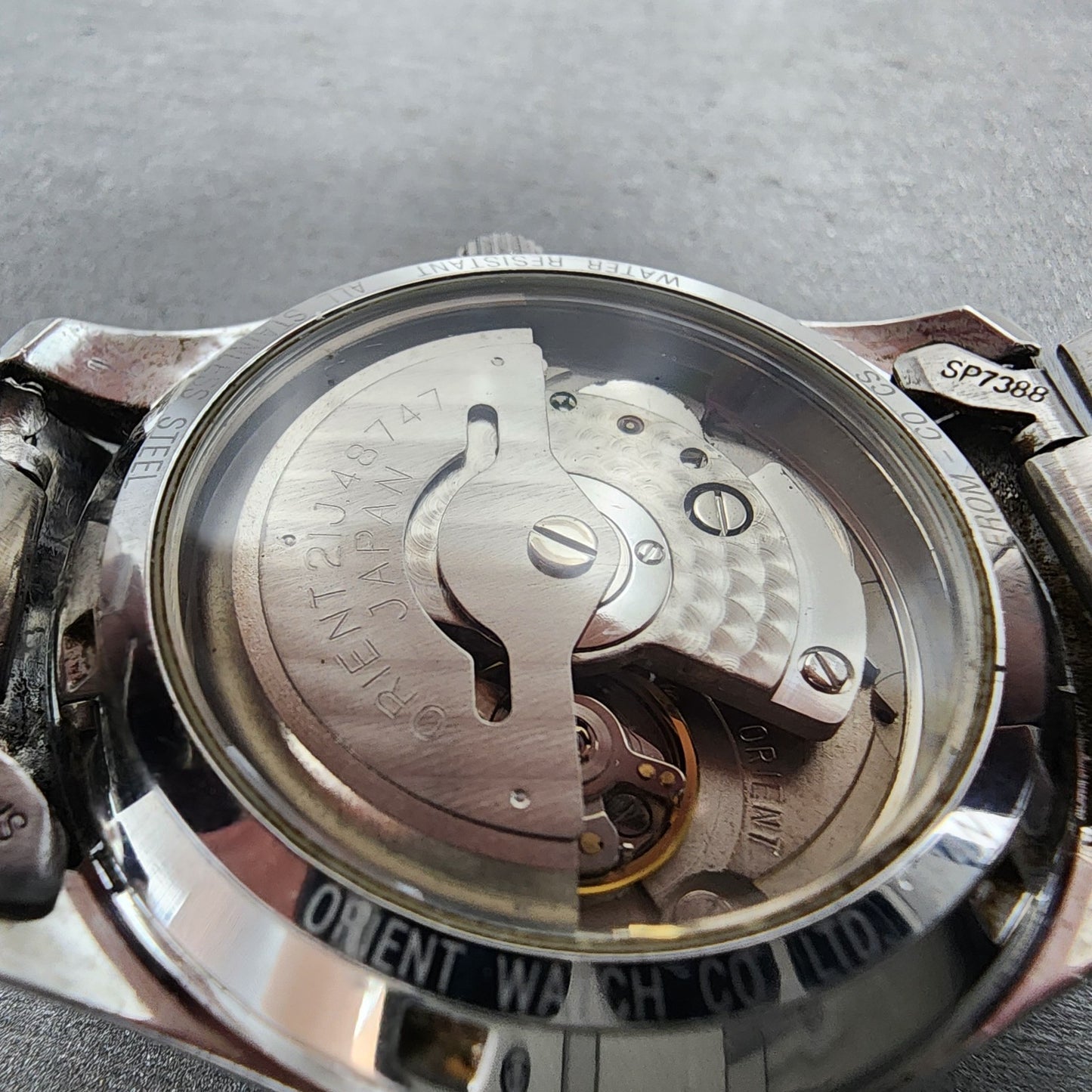Orient Star Watch Men 38mm Blue Dial Steel Date Automatic Round Runs ER0MC09
