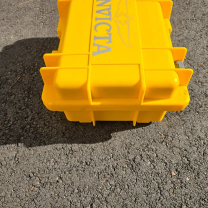 Invicta Watch Case 8 Slot Yellow Black Plastic Foam insert Handle Cary Case K5
