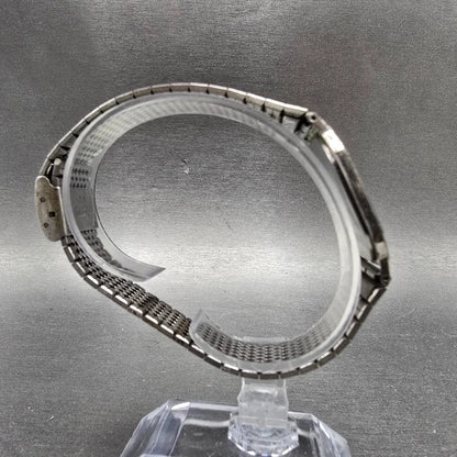 Seiko Watch Men 30mm Silver Digital F441-4010 Octagon PARTS Vintage9