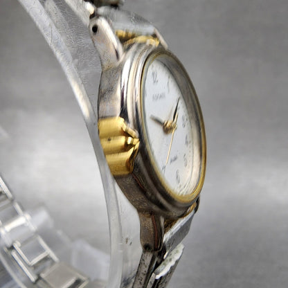 Seiko Alba Estate Watch Women 20mm Silver Dial Two Tone V4015400 New Battery3
