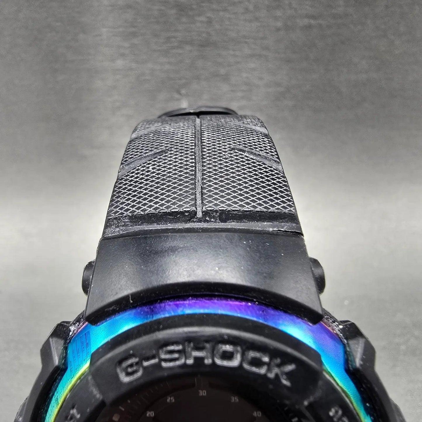 Casio G-Shock G-306X Watch Men 47mm Black Rainbow Alarm Analog Digital New Batt4