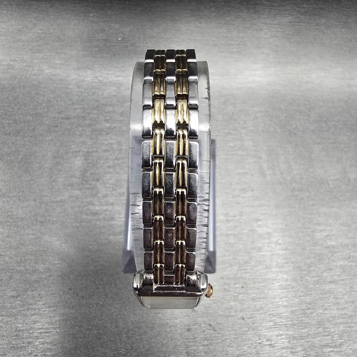 Seiko Tank Watch Women 16mm White Dial Silver Tone Rectangle 1N01-0FH0 New BatKL4