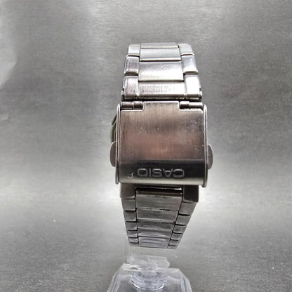 Casio Wave Ceptor Watch Men 42mm White Dial Steel Solar Analog Digital Works GTH7