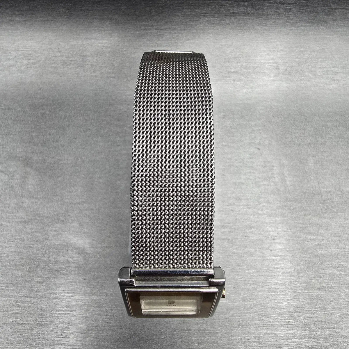 Skagen Tank Watch Women 23mm Silver Dial Two Tone Square 272SGS New Battery 234
