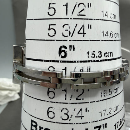 Coach Watch Women 20mm Silver Dial Steel Square Bracelet New Battery10