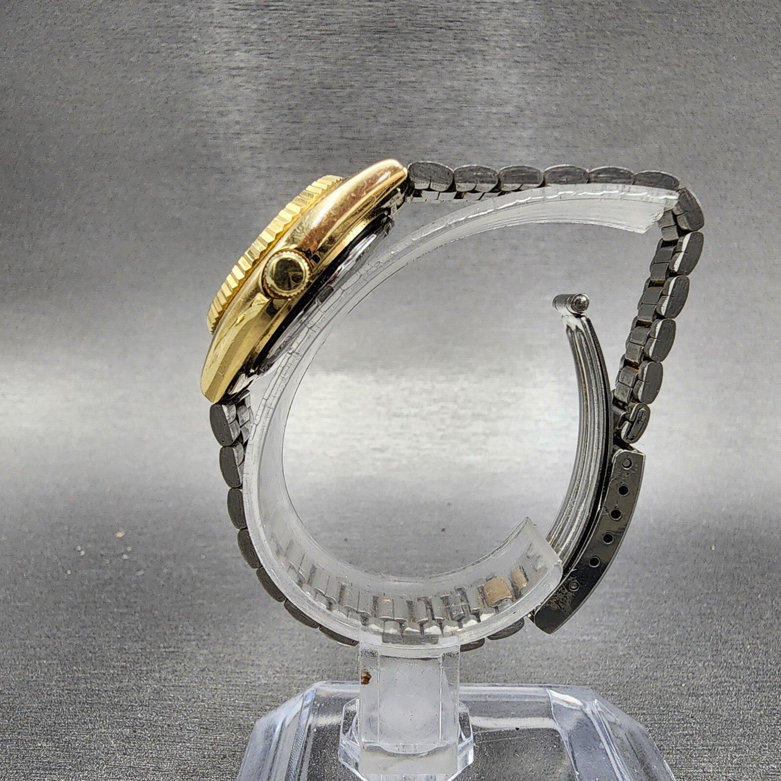 Seiko SQ Watch Women 25mm Gold Dial Gold Tone Daydate 26260159 PARTS7